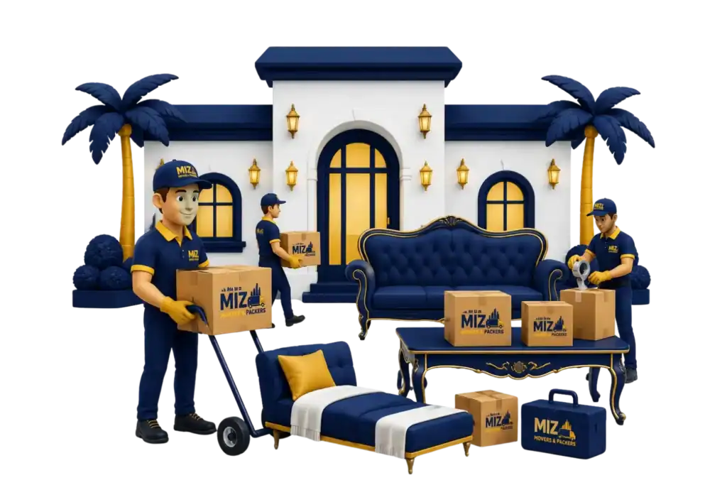 Movers & Packers in Dubai UAE | Villa & Home Relocation | MoveInZone 9 Furniture Handling